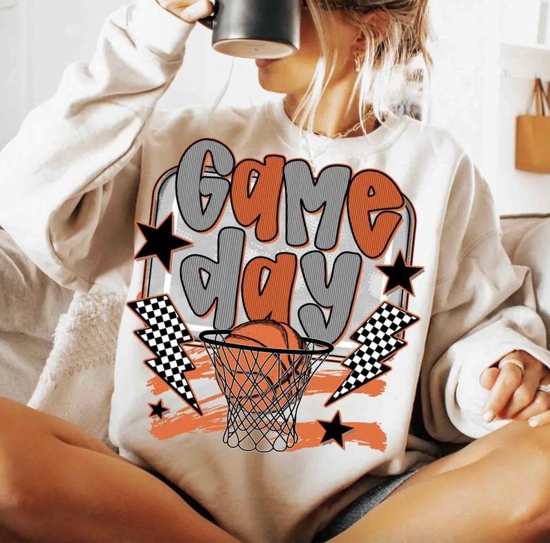 Basketball Mama Sweatshirt T-Shirt, Basketball Shirt, Basketball Game Day Shirt, Basketball Mom Hoodie, Coquette Tee, Game Day Shirt, Gift For Women For Men