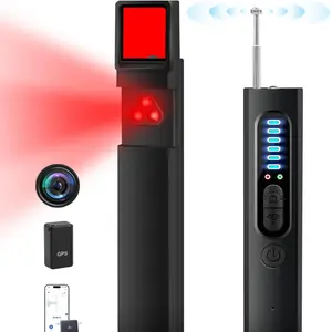 Hidden Camera Detectors, GPS Tracker Detector and RF Signal Scanner, Anti-Spy Device Tracker for Travel, Home, Hotel, Office, 6 Levels Sensitivity