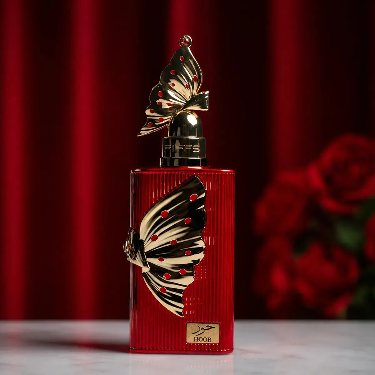 Riiffs Hoor Extrait De Parfum Spray | 3.4 oz (100ml) | Raspberry, Suede, Orange Blossom, Tonka Bean, Ginger, Amber, Vanilla Scent | Long Lasting Fragrance for Women