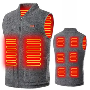 1 Pcs Winter USB Smart Heated Vest 3-Speed Adjustable Temperature Rapid Heating Long Battery Life Outdoor Sport Trekking Cycling