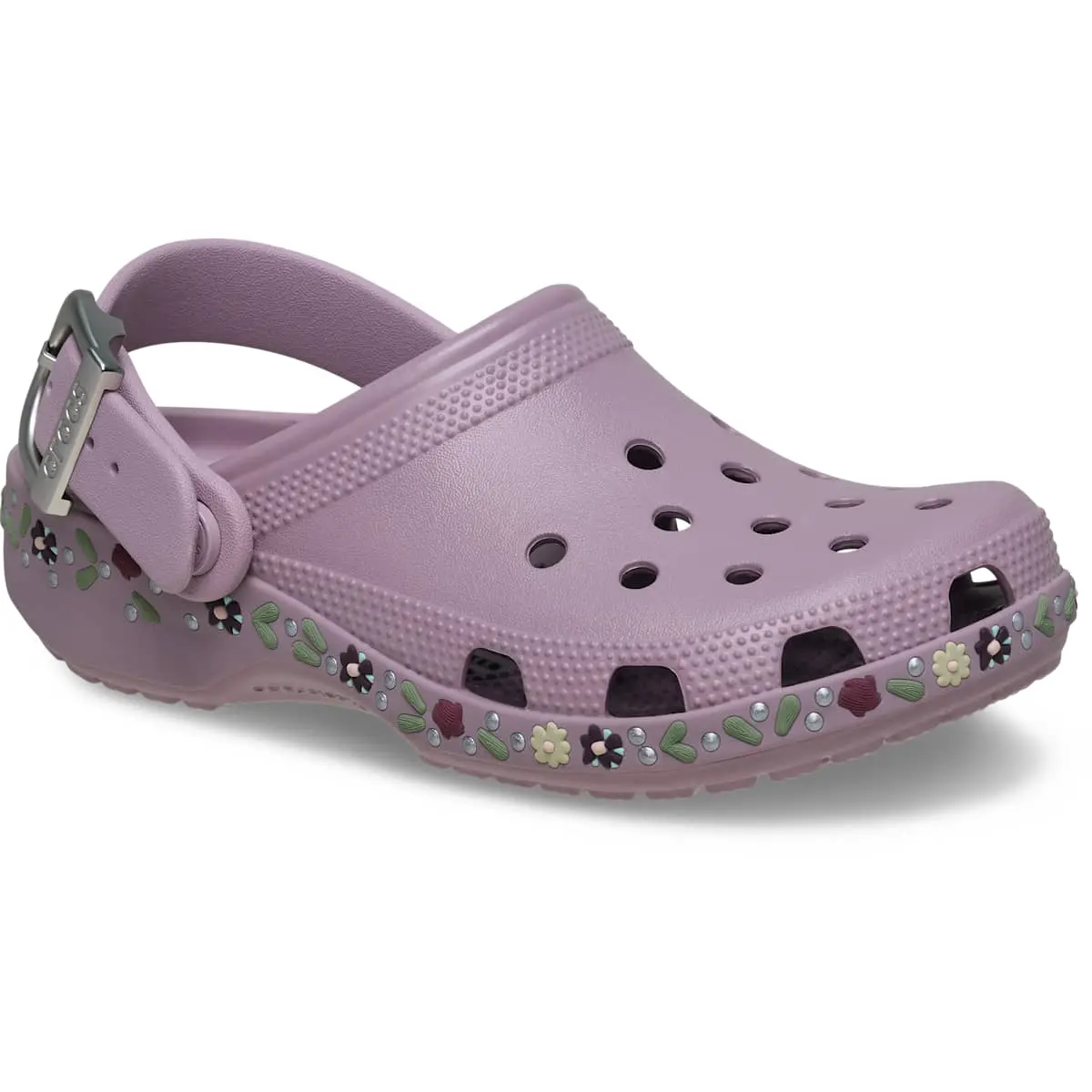 Crocs Adult Classic Metallic Buckle Clogs