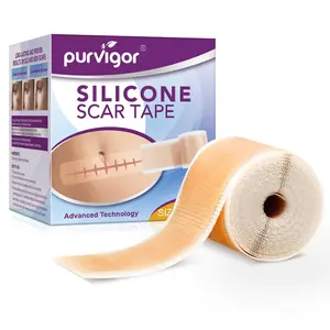 Silicone Scar Sheets, 1/2 Boxes Multi-purpose Scar Patches, Smoothing Firming Skin Care Patches, Suitable for All Skin Types, Silicone Scar Tape