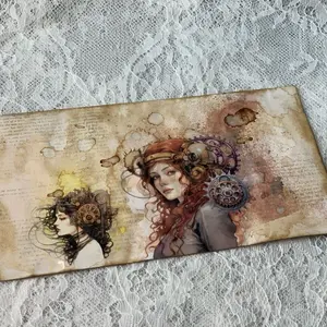 Handmade Coffee-Dyed & Decorated Envelope – Junk Journals & Scrapbooking