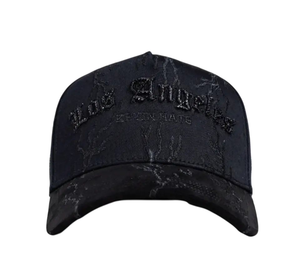 BIGG BOSS KIDS LOS ANGELES RAYO BLACK SNAPBACK HAT BBKLARAYO BLKOUT