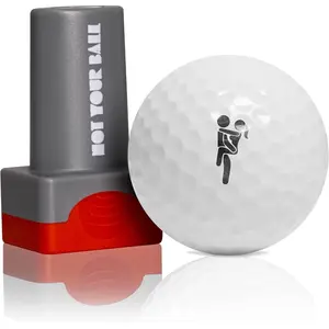 Golf Ball  - , Quick-Dry Stamper with Permanent Ink for Custom Marking, Personalized Accessories & Funny Adult Golf Gifts for Men and Women Golfers