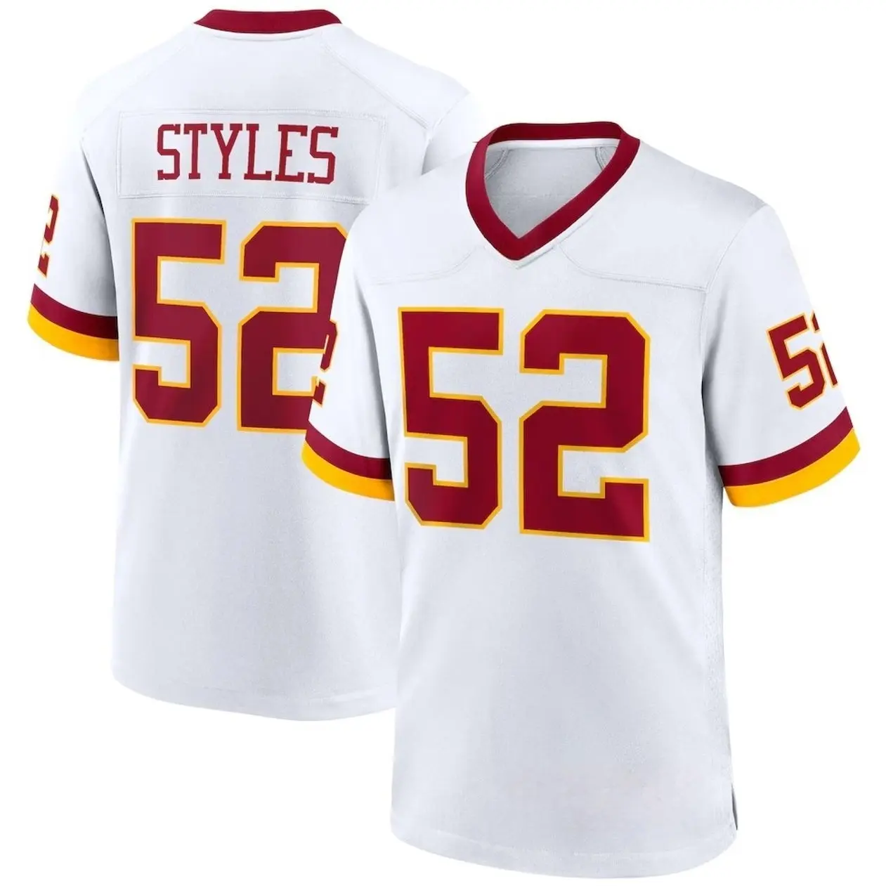 Unisex Football inspired by Styles 52 Washington Game Super Bowl Era Jersey - White