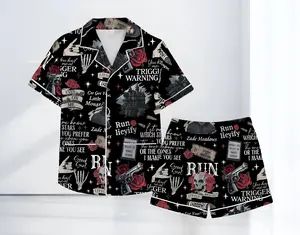 Haunting Adeline Pajama Set for Women, Dark Romance Book Inspired Sleepwear, Cozy 2-Piece Lounge Outfit, Reader Gift Idea