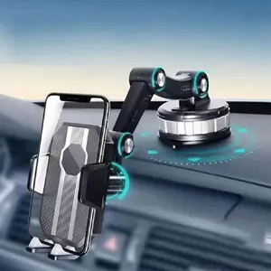 Universal Car 360°Rotate Mobile Phone Holder Mount Sucker Adjustable Arm Phone Bracket Stand Fit For IPhone 13 12 Pro Max L1H4