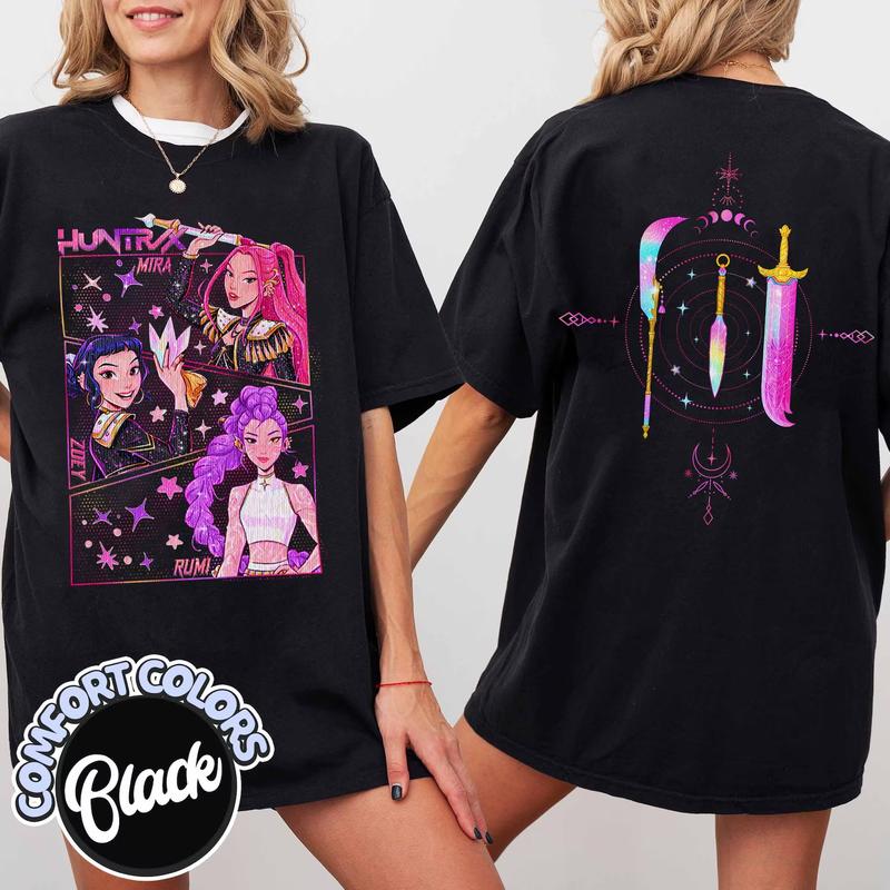 Kpop Demon Hunters Huntrix Girls Shirt, Kpop Huntrix PIN, Demon Hunter ...