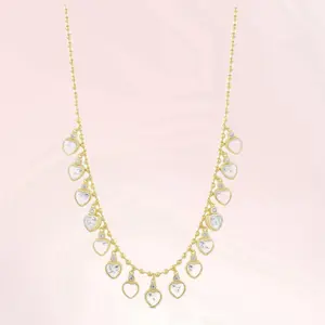 Heart chain necklace