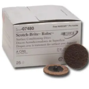 3M MMM7480 Scotch-Brite Cs Roloc 25Ea