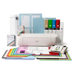 Cricut Explore 4 Electric Cutting Machine with Vinyl and Iron-On Sheets Bundle
