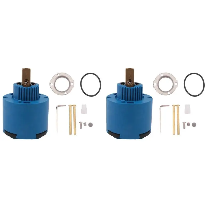2X 46048000 Replacement Faucet Cartridge for Grohe Single-Lever Mixer Tap,Single-Hand Mixing Valve Ceramic Cartridge