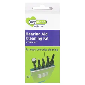 Ezy Dose Self-Care, Hearing Aid Cleaning Kit, 1 Kit