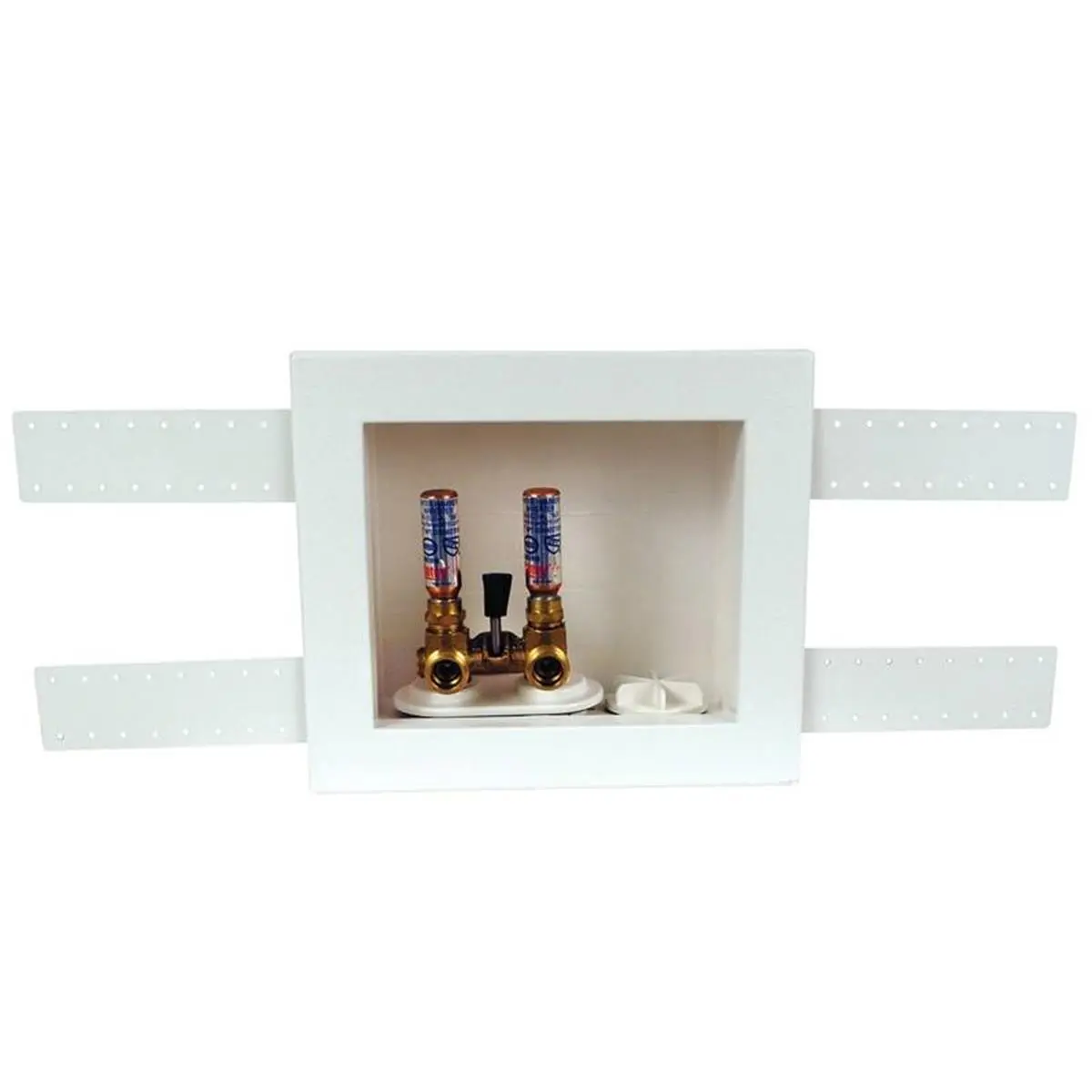 Oatey 8.75 in. Washing Machine Outlet Box with Single-Lever Ball Valve, Copper Sweat Connection, Durable and Easy to Use Design, Single-Lever Valve, Washing Outlet, Convenient Designs