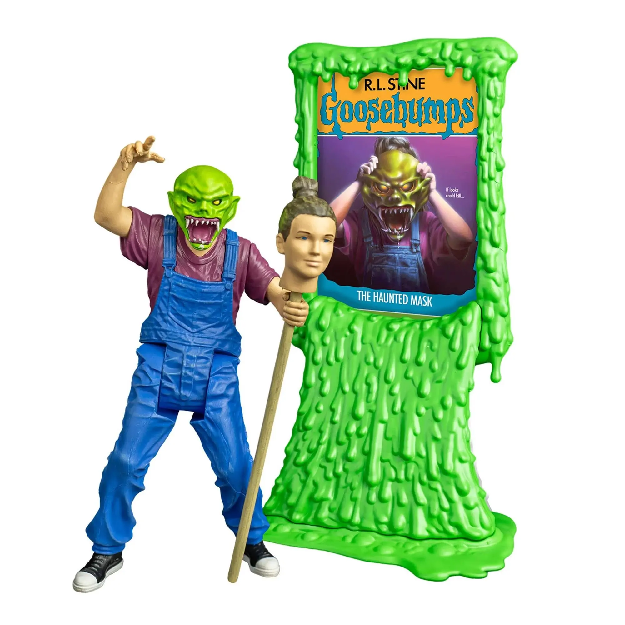 Goosebumps 5-Inch Action Figure - Haunted Mask, Collectible Figurines for Collectors, Ideal for Horror Fans, Trick or Treat, Amusement Parks