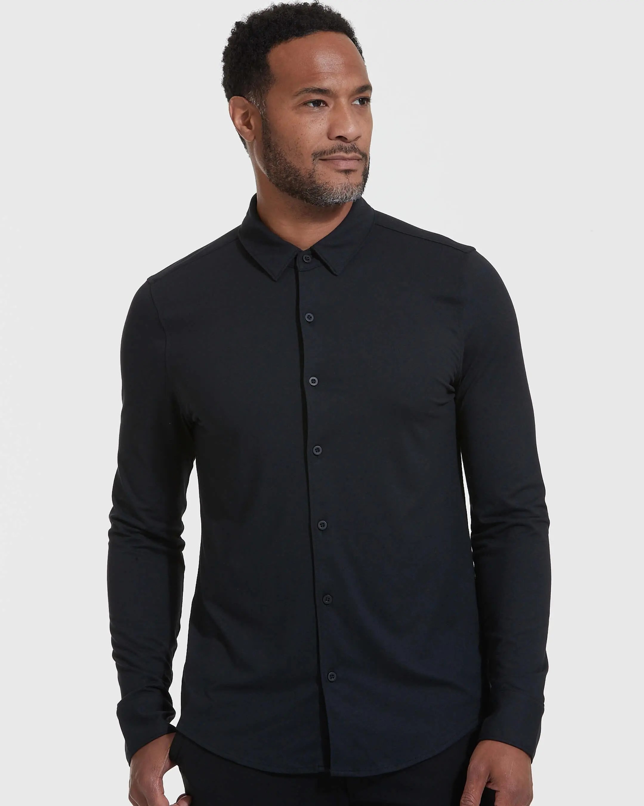 True Classic Do-It-All Comfort Shirt – 4-Way Stretch Performance Button-Up, Breathable All-Day Wear, Polished Look with Active Comfort