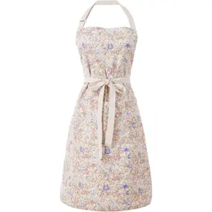 Kitchen Aprons for Women with 2 Pockets,Double Sided  Adjustable Apron for Gardening Cooking Arting Painting