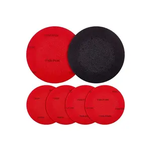 5 Inch Bowling Ball Resurfacing Pad Set, 6 Piece Mixed Abrasive Sandpaper, Bowling Ball Renovation Cleaning Kit, Restore Bowling Ball Surface