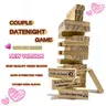 Stacking-tower game,Block tower game for dating,Gift for Friend,Best Game for Party.Date Night. (Valentine's Day must-haves)Valentines gift for bf&gf.gift giving among adults（graduation gifts）