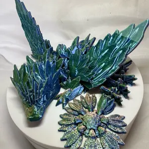 3d printed articulated baby sunflower dragon