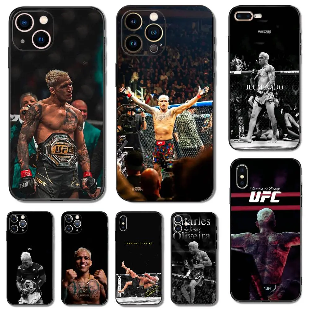 U-Ufc Charles Oliveira Phone Case For iPhone 17 16 15 14 13 12 11 Pro Max Plus Air - Top Fan's Phone Case Cover as Perfect Gift Get Ready for