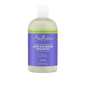SheaMoisture Hair Care System Anti-Dandruff Shampoo For Stronger Hair & Healthier Scalp Shampoo Formulated With Apple Cider Vinegar And Fair Trade Shea Butter 13oz