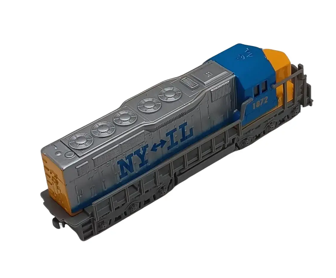 Freight Loco Blue Diecast Pull Back Action (No Display Box) 7 x 1.5 x 2.18