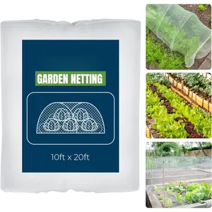 XL Garden Protection Netting, 10ft x 20ft Mesh,  & Bird Netting for Fruits, Vegetables &