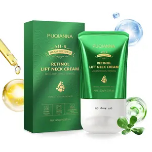 Retinol Neck Cream - Advanced Neck Firming Cream with AH8 for Crepey Skin, Hyaluronic Acid Moisturizer for Face, Neck & Body to Tighten, Lift & Reduce Wrinkles 4.23oz