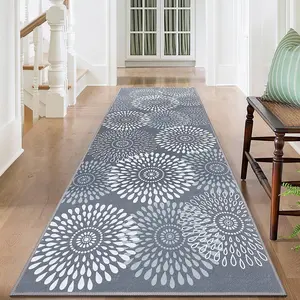 StepRite Runner Rug 2 x 6 ft, Washable Rugs, Hallway Runner Rugs, Kitchen Runner Rug Non Slip, Soft Runner with Rubber Backing for Kitchen, Hallway, Laundry, Bedroom, Living Room