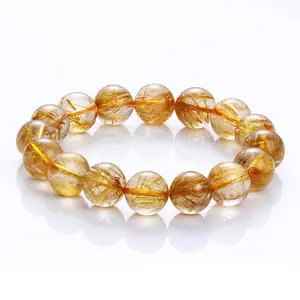 Happiness Crystal Titanium rutile Collection Lv. bracelet Auspicious Daily