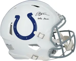 Jonathan Taylor Indianapolis Colts Autographed Riddell Speed Authentic Helmet with "Horse Power" Inscription - Fanatics Authentic Certified