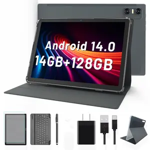 2025 Latest Tablet Android 14 Tablets 10 Inch, 64GB ROM+8GB RAM (4+4 Virtual)+512GB Expandable, Octa-Core Processor, 10 Inch Tablet with WiFi 6, 7000mAh Battery Tablet PC, Dual Camera, BT5.0 — 2 in 1 Tablet with Keyboard Case Widevine L1