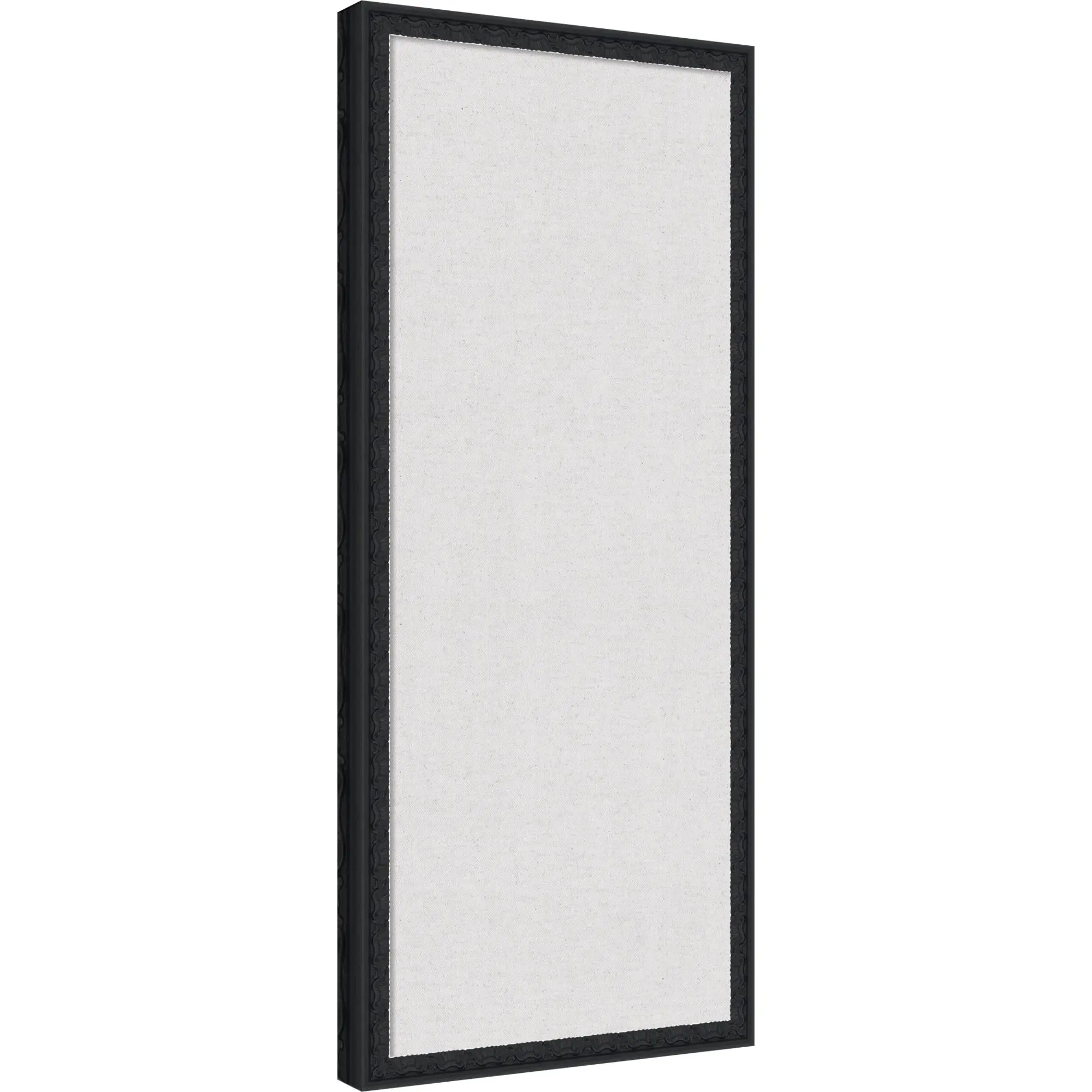 Kate and Laurel Framed Fabric Pinboard Cloud Dancer