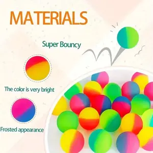 20pcs Colorful Rainbow Stretchy Balls - Perfect Party Gift for Kids with Bright Assorted Colors, Ideal for Birthday Party Favors and Bulk Carnival Prizes for Easter, Christmas, and Valentine's Day Gifts