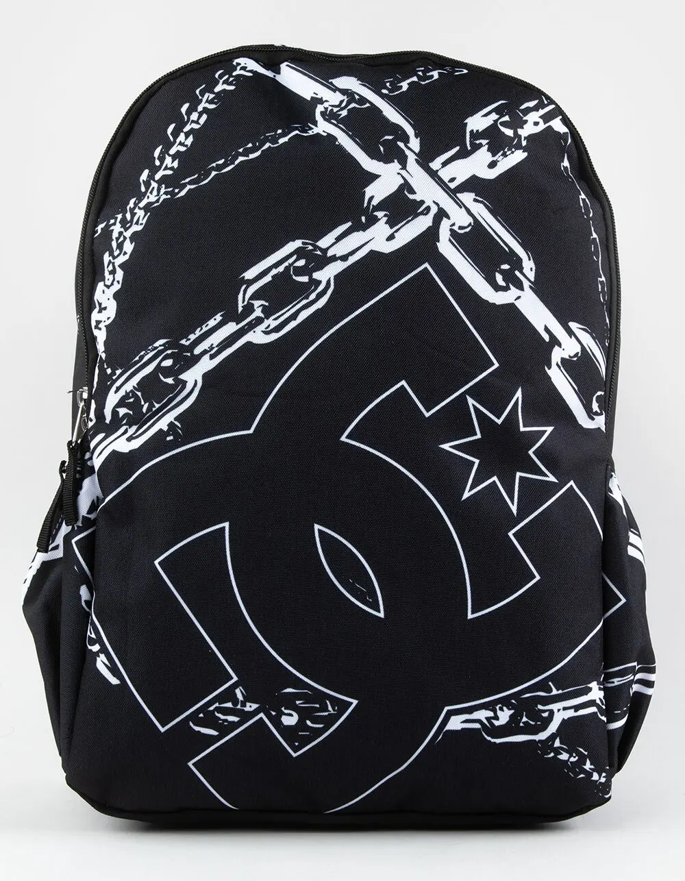 DC SHOES Logo Chains Backpack, Black  &  White