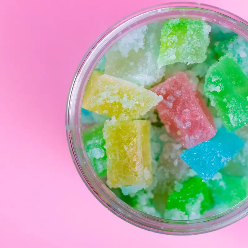 Silky Gem Sizzle Bites Xtreme (Sour Crystal Candy)