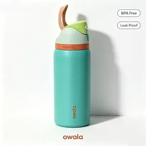Owala FreeSip 32oz Stainless Steel Insulated Water Bottle, Non-toxic, Leak-proof Straw Lid, BPA-Free, Ideal for Sports Lovers, Great Gift for Studentsportable travel mug