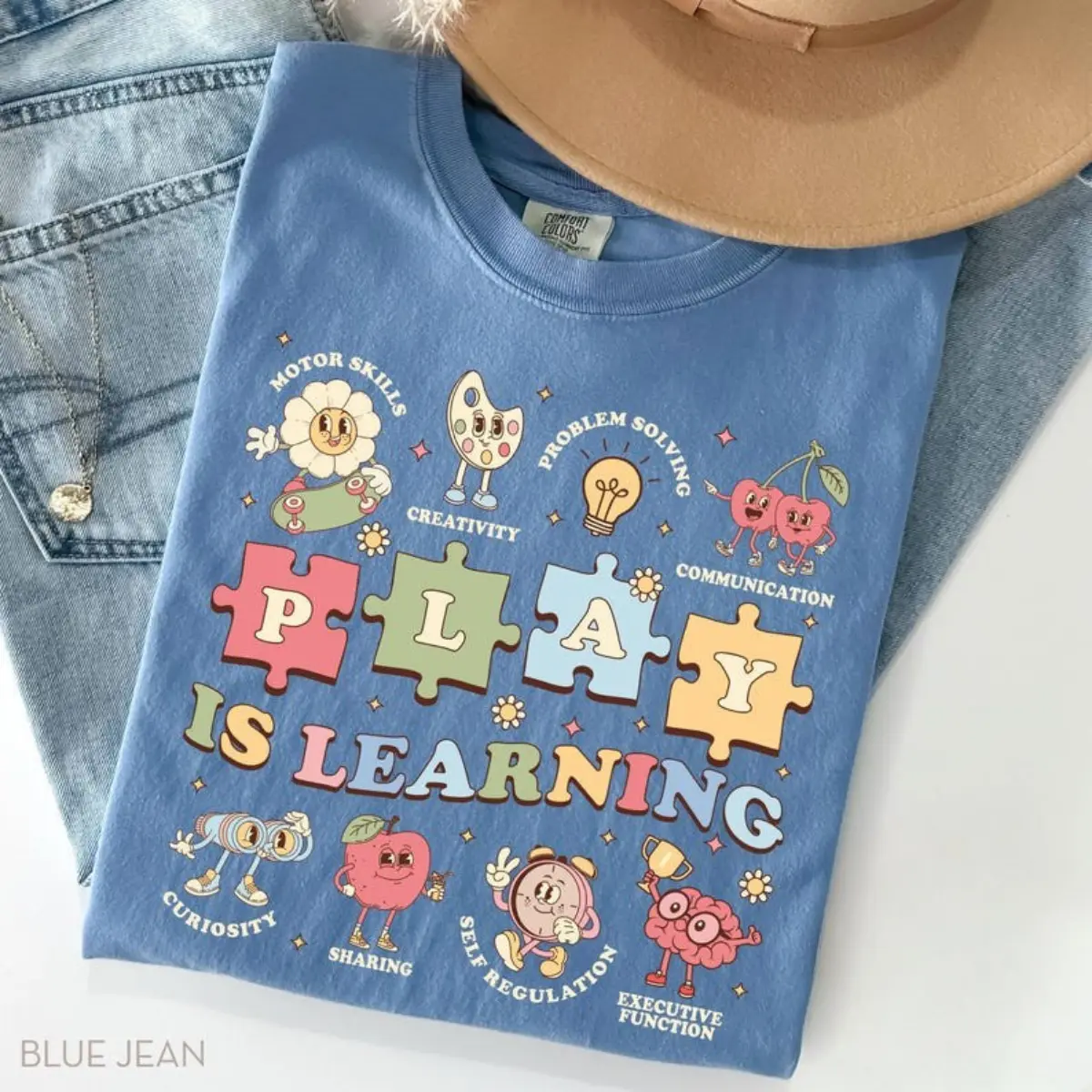 Comfort Colors School Teacher TShirt Kindergarten Teacher Team T-Shirts Elementary Teacher Gift School Trendy Outfits