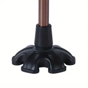 1pc Replacement Cane Tips Portable 6 Support Walking Sticks, Single Crutches, Rubber Non-slip Foot Mats, Elderly Supplies, Crutches, Upright Foot Covers