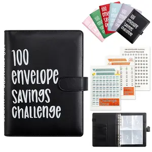 100 Days Saving Challenge Coin Envelope BudgetStorage Book - Binding Covers With Daily Savings Tracker,Habit-Forming System, And Cash Savings Goal Of $5050Develop A Consistent Savings Habit