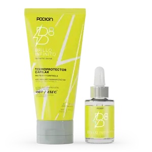 Duo Brillo Capilar Poción, Termoprotector B8, Aceite B8