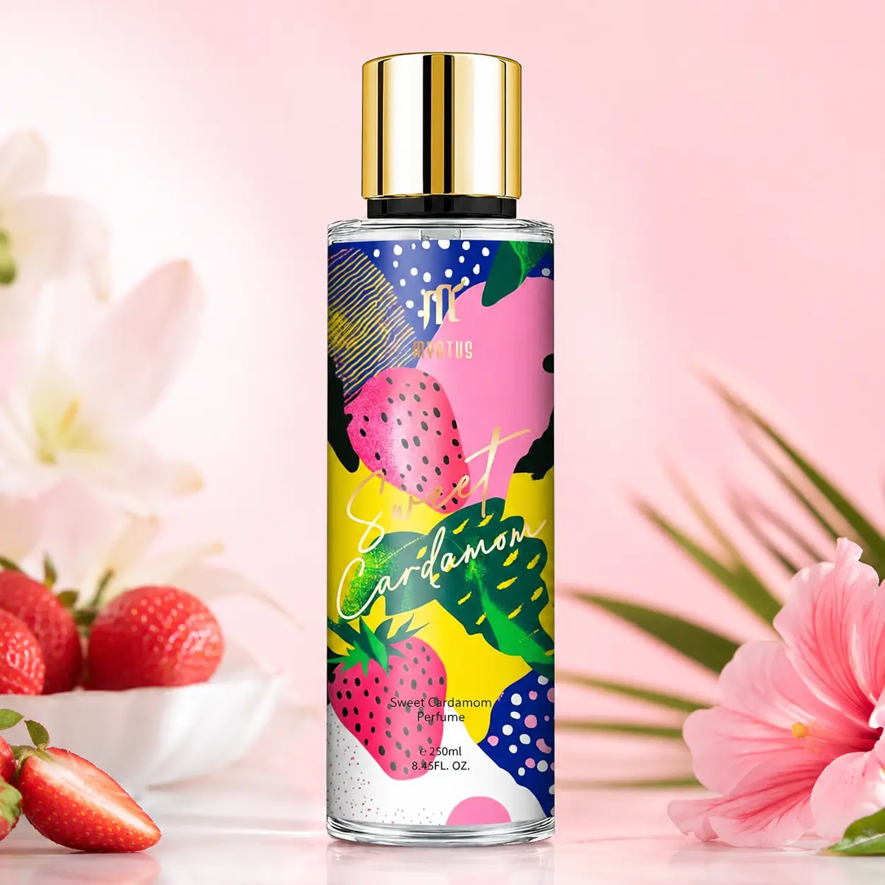 Myrtus Women's Eau de Toilette Spray - 8.45 fl.oz Long-Lasting Gourmand Oriental Fragrance with Floral Amber & Fruit Notes, Perfumes for Women, Casual, Chic Fragrance, Casual Women's Fragrance