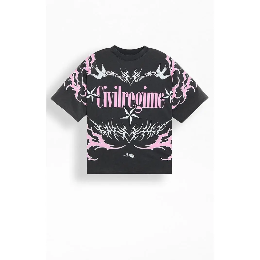 Civil Men's Obsidian T-Shirt - Multicolor