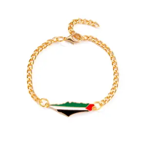 Palestinian flag bracelet simple personality men and women all-match bracelet
