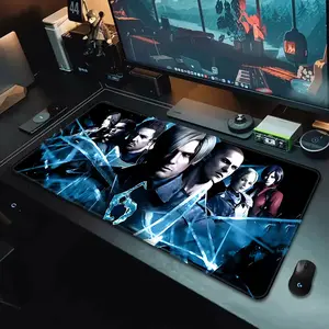 Residents Evils Characters Movies Mouse Pad, Keyboard Mat, Residents Evil Video Game Desk Mat, Residents Evil Gaming Playmat For Computer Accessories, Gift For Gamers