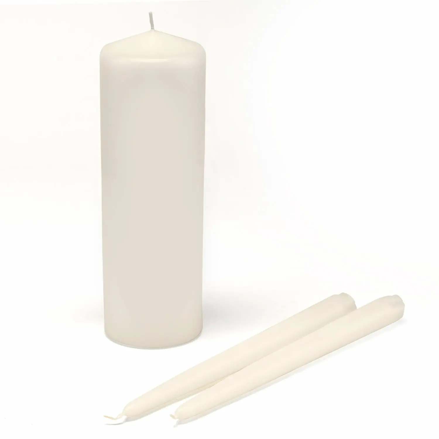 Basic Ivory Unity Candle Set