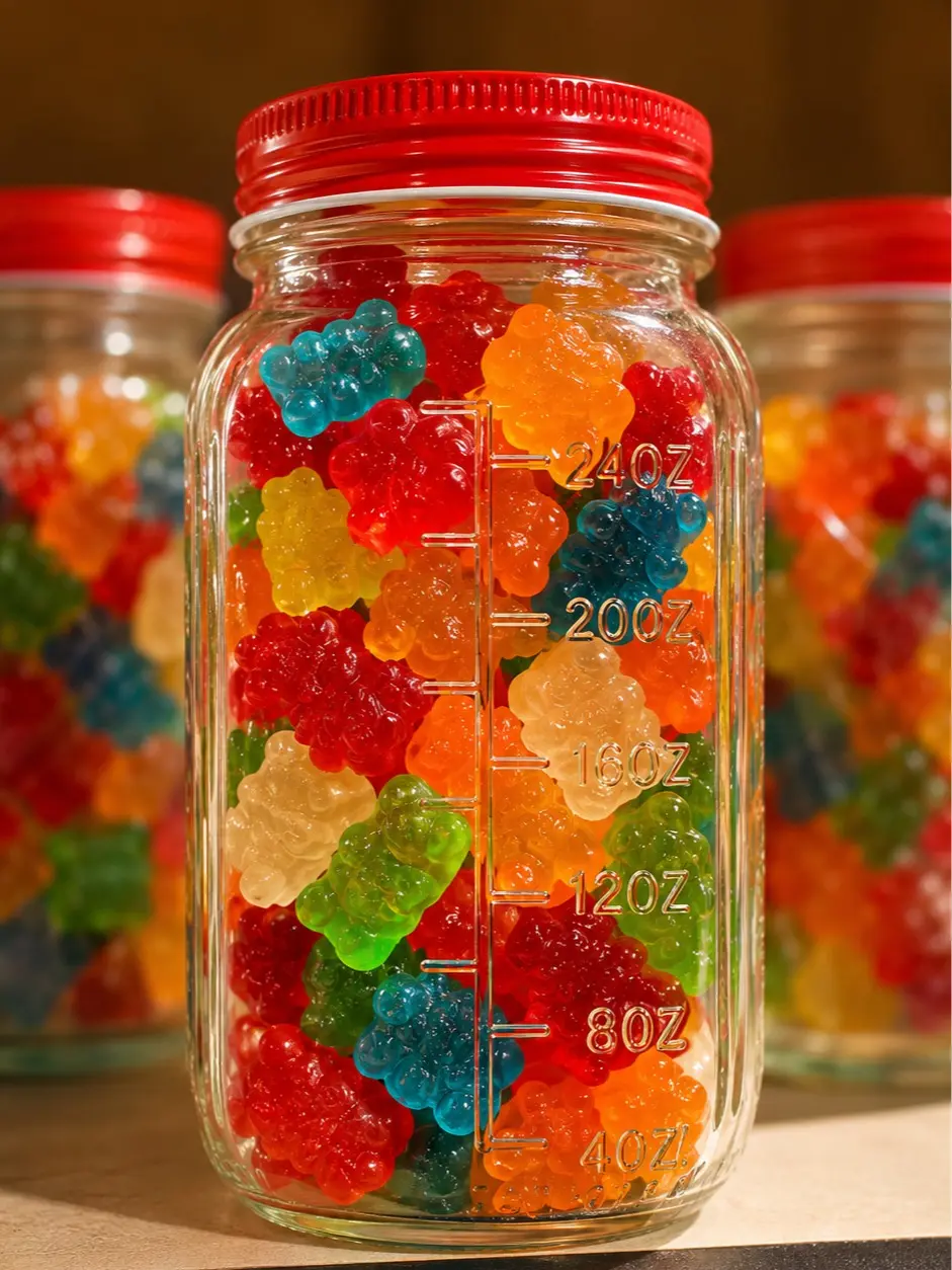 Custom Gummy Candy Jar 28 oz – Build Your Own Candy Mix Gift Box with Pick Your Gummies
