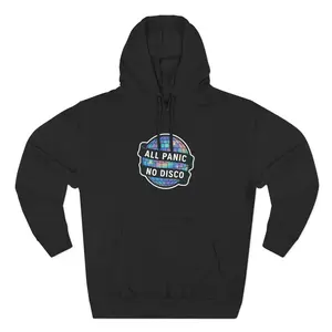 All Panic No Disco Hoodie | Disco Ball Design | Unisex Pullover Hoodie